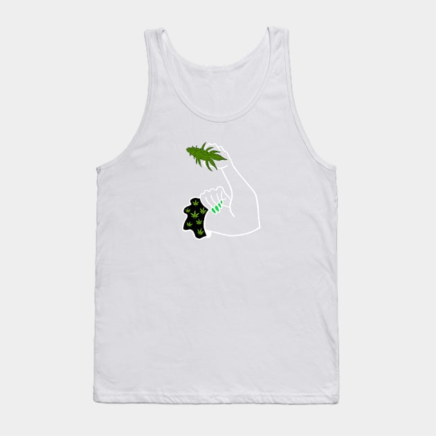 marijuana for women Tank Top by JulieVie Design